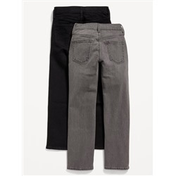 Straight-Leg Built-In Flex Jeans 2-Pack for Boys