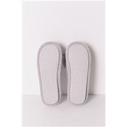 Zapatillas cerradas chenilla gris