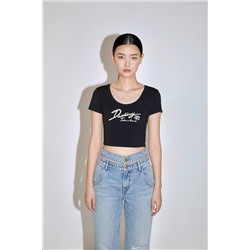 Crop top Negro