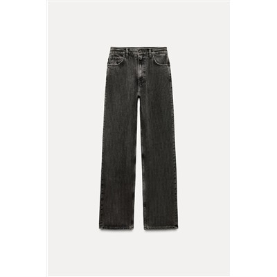 ZW COLLECTION STRAIGHT-LEG MID-RISE JEANS