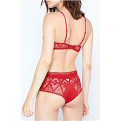 Braguita de talle alto Escape Rojo