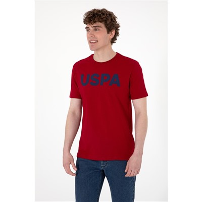 Erkek Regular Fit Bisiklet Yaka Bordo Basic Tişört