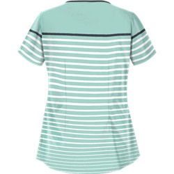 UA Sassy Stripes Cool Blue Scrub Top