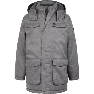 CALVIN KLEIN Big Boys Resonance Military-Inspired Hooded Jacket