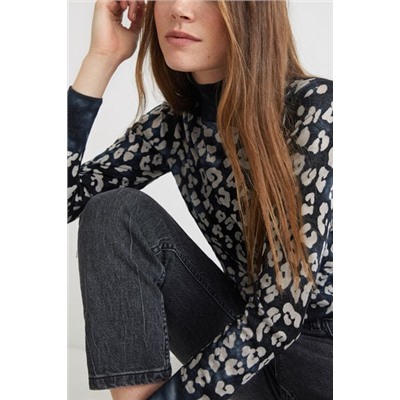Jersey punto animal print