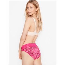 VICTORIA'S SECRET Lace Waist Cotton Brief Panty