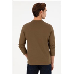Erkek Haki Sweatshirt