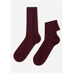 Kurze Herrensocken mit Fil d‘Ecosse