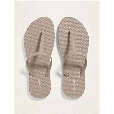 Plant-Based T-Strap Flip-Flops for Women