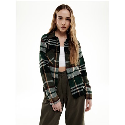 UNISEX Karierte Hemdjacke