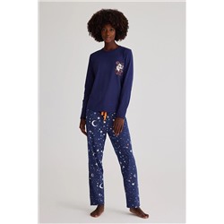 Katia & Bony Space Kadın Pijama Takımı Lacivert 22312W4001