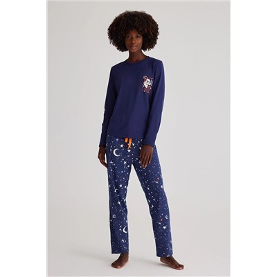 Katia & Bony Space Kadın Pijama Takımı Lacivert 22312W4001