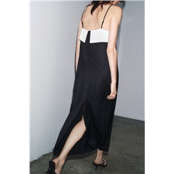 ZW COLLECTION MINIMAL SATIN DRESS