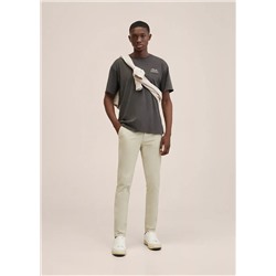 Pantalón slim fit algodón -  Niño | MANGO OUTLET España