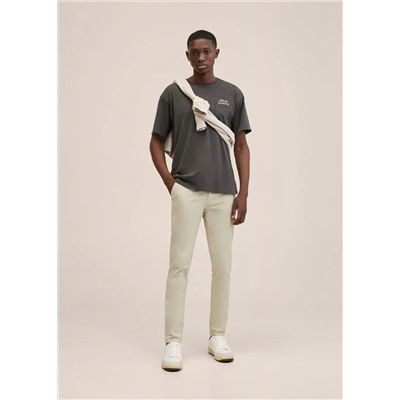 Pantalón slim fit algodón -  Niño | MANGO OUTLET España