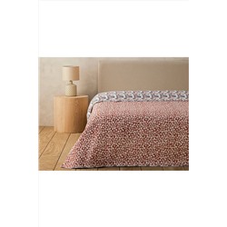 English Home Flowery Modern Çift Kişilik Çok Amaçlı Örtü Terracotta 10040374