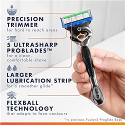 Fusion ProGlide Razor for Men, Handle + 4 Blade Refills