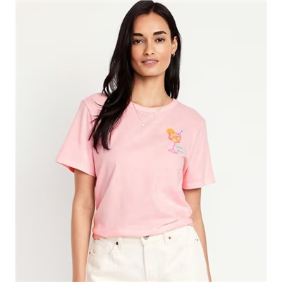 EveryWear Crew-Neck Graphic T-Shirt