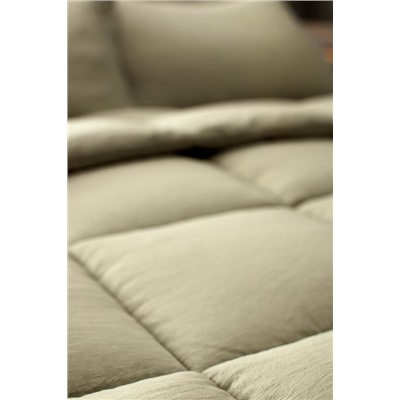 Mona Tek Kişilik Comforter Set - Haki