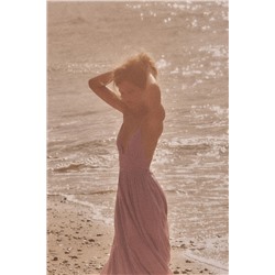 GAUZE MIDI DRESS