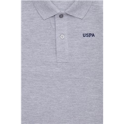 Erkek Çocuk Gri Melanj Basic Polo Yaka Tişört