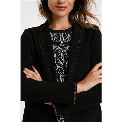 Blazer slim costuras