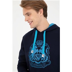 Erkek Lacivert Kapüşonlu Sweatshirt