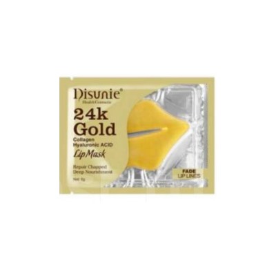 [DISUNIE] Патчи гидрогелевые для губ БИОЗОЛОТО И КОЛЛАГЕН 24K Gold&Collagen Acid Lip Mask, 6 г