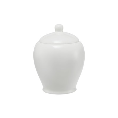 Сахарница, 11,5 см, 350 мл, фарфор P, белая, White Basics, 63205