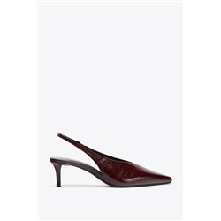 LEATHER SLINGBACK SHOES