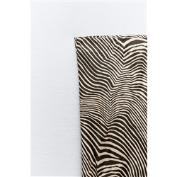 ANIMAL PRINT MIDI SKIRT