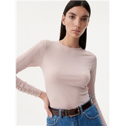 Shirt mit dekorativen Ärmeln