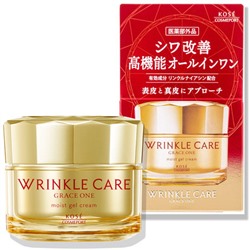 KOSE GRACE ONE WRINKLE CARE MOIST GEL CREAM Увлажняющий крем-гель для лица с лифтинг эффектом, банка 100 гр