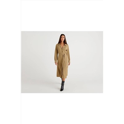 United Colors of Benetton Uzun Viskoz Elbise 122A4IZMDV03F-30N