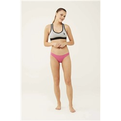 U.S. Polo Assn.Kadın Siyah Beyaz Ten Fuşya Lacivert 5 'li Brazilian Slip