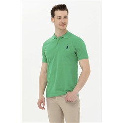 Erkek Yeşil Basic Polo Yaka Tişört