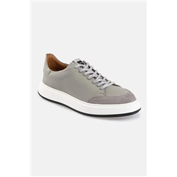 Avva Erkek Gri %100 Deri Esnek Taban Sneaker Ayakkabı A31y8070 A31Y8070
