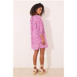 Camisola viscosa estampado boho floral