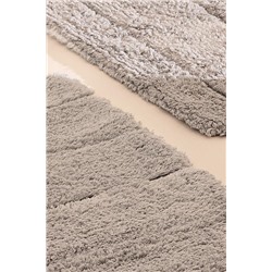 Bleuet Banyo Paspası - Açık Gri - 60x100 cm