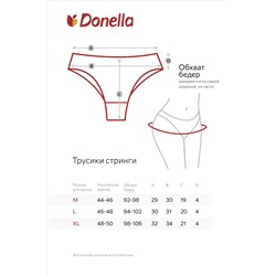 Женские трусы-бразилиано 5шт. Donella
