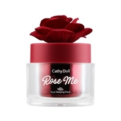 Ночная маска для лица с Экстрактом Болгарской розы 50 гр. / ROSE SLEEPING MASK CATHY DOLL ROSE ME 50 g.