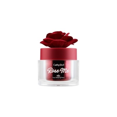 Ночная маска для лица с Экстрактом Болгарской розы 50 гр. / ROSE SLEEPING MASK CATHY DOLL ROSE ME 50 g.
