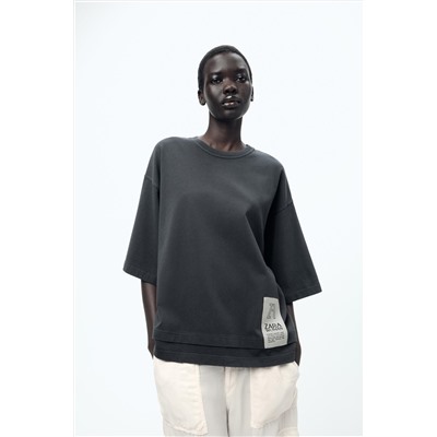 LABEL COTTON T-SHIRT