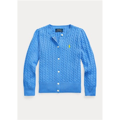 Girls 2-6x Mini-Cable Cotton Cardigan