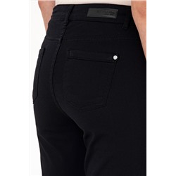 Kadın Siyah Toothpick Fit Kanvas Pantolon