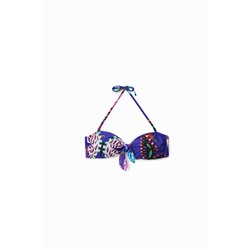 Top bikini nudo mariposas