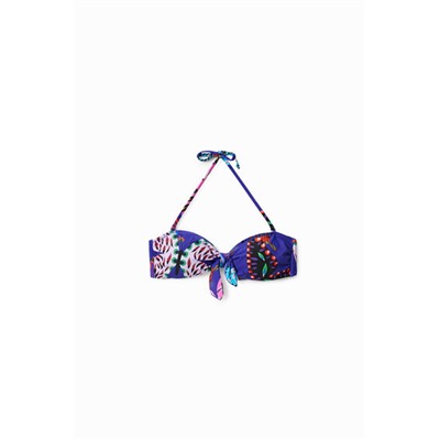 Top bikini nudo mariposas