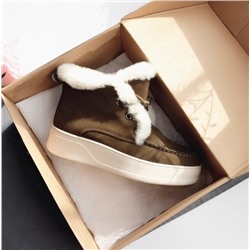 Зимние полусапожки Marti*n из русской коровьей замши