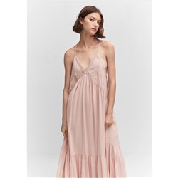 Maxi vestido detalles encaje