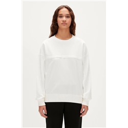 Bad Bear, Suture Crewneck Off-white Beyaz Kadın Sweatshirt